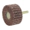 Weiler 2" x 1" Non-Woven Stem-Mounted Interleaf Flap Wheel, 120AO, 1/4" Stem 54500 - alternate 2